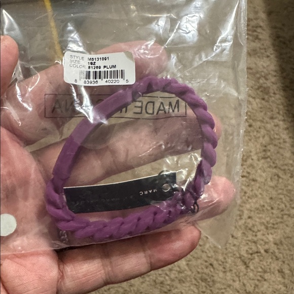 Marc Jacobs Accessories - Marc by Marc Jacobs Plum Purple Bracelet